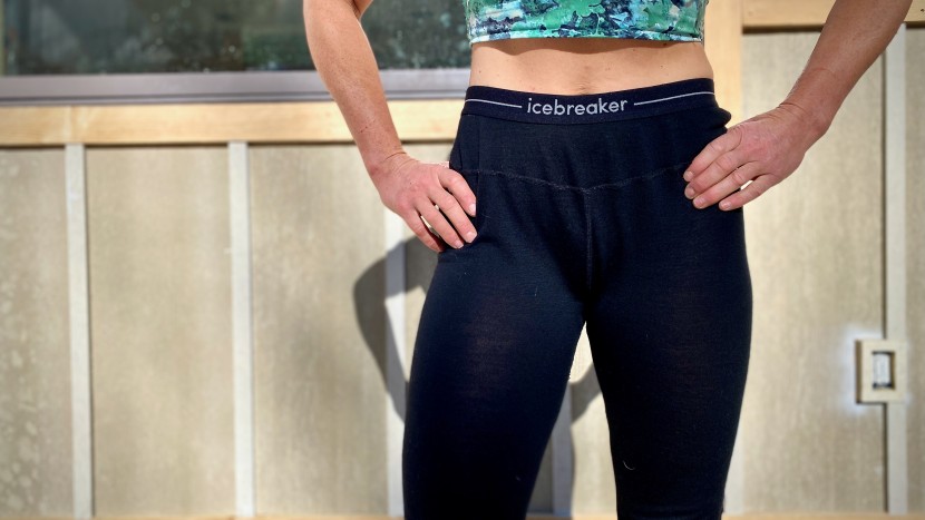 icebreaker 260 zoneknit merino leggings for women - a flattering high-waisted design, flatlock seams, and 100% merino...