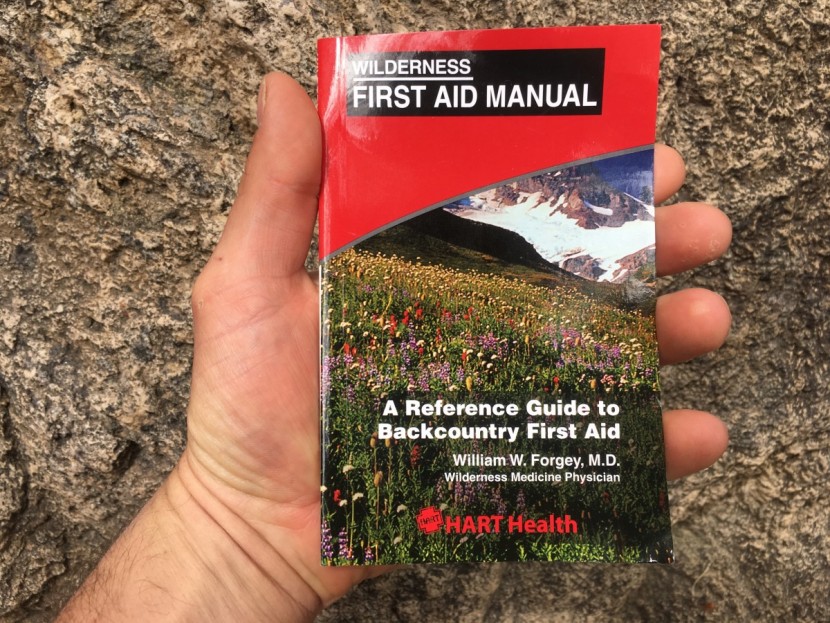 first aid kit - a detailed manual goes a long way in applying proper medical care.