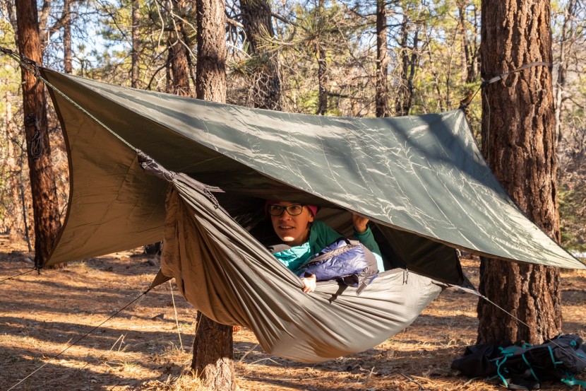 hammock - our testers felt comfortable and protected in the cozy cocoon of the...