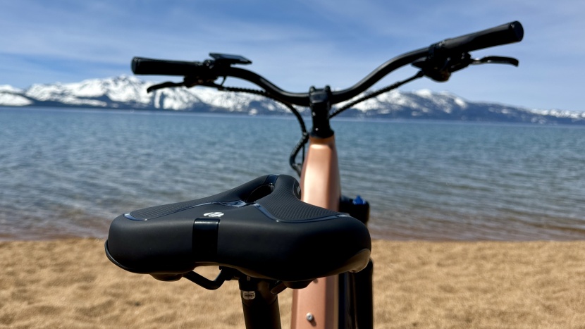 ride1up lmt'd v2 - the ergonomically engineered saddle is firm but comfortable; this...