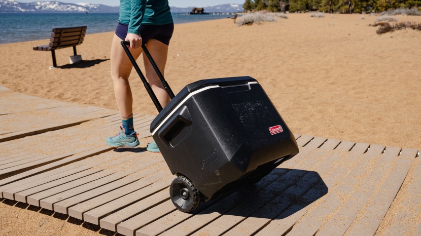 coleman xtreme 50 with wheels - in our testing, we found the wheels of the coleman portable to be...