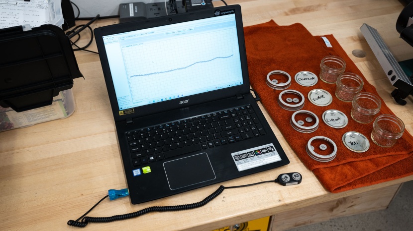 we used ibuttons to log the internal temperatures of each of our...