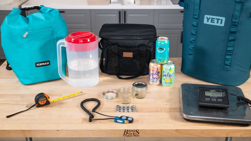 we measured every last detail of each cooler.