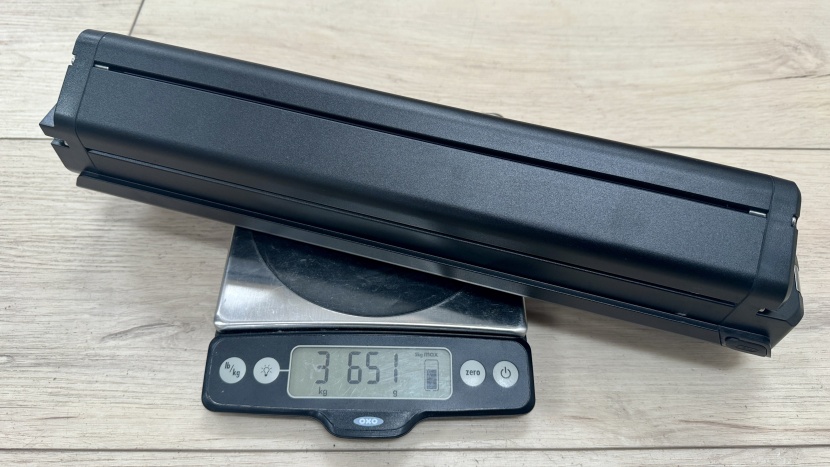 ride1up lmt'd v2 - with an overall weight of 60.8 lbs, the battery makes up over 8 of...