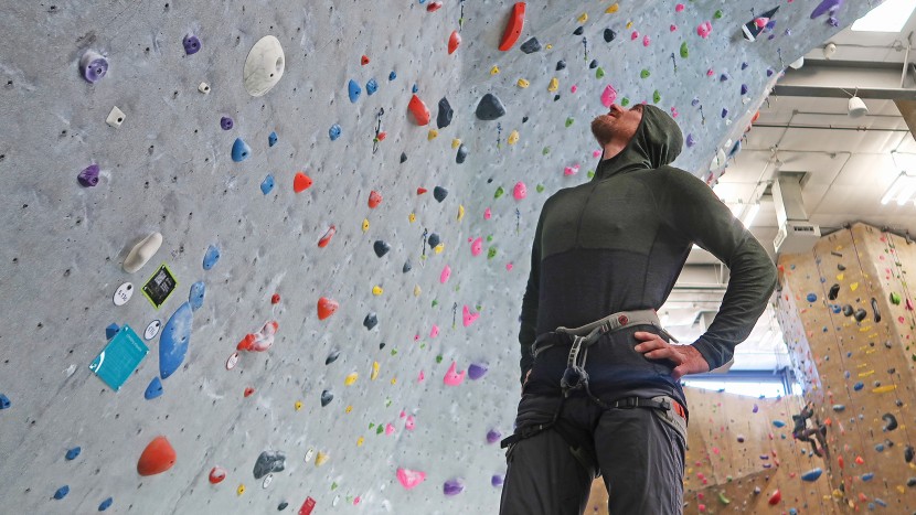 black diamond solution 150 merino half zip hoody - the solution hoody proved a great option for days on the wall, with...