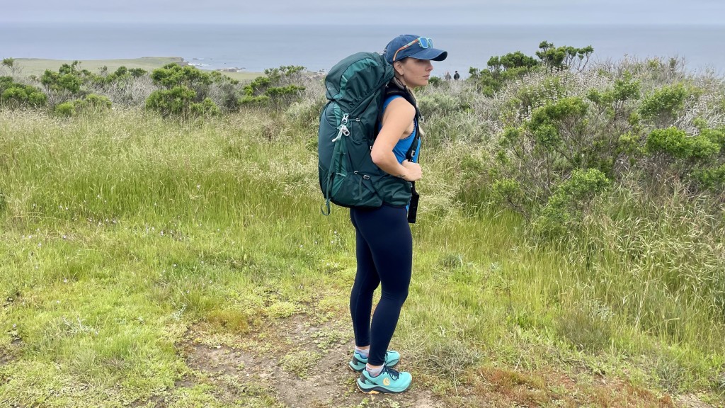 osprey eja 58 - with external compression straps, seamless suspension, and a...