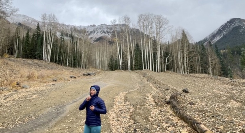 rab microlight alpine jacket for women - for higher output activities, you'll want cold temps to not overheat...