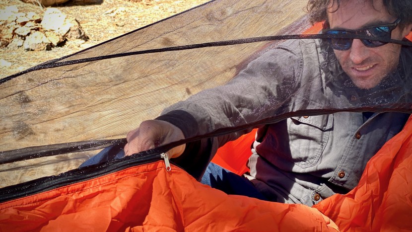 hammock - some options offer a net to allow for backcountry bug protection...