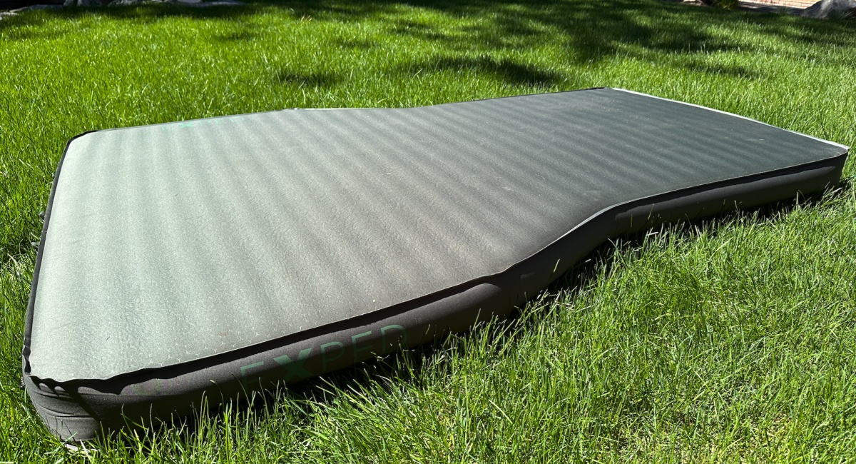 Exped MegaMat Auto Review (The large and tapered Exped MegaMat Auto.)