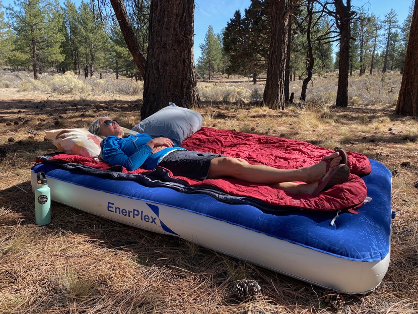 camping mattress - while our testers loved lounging on the air mattress for a midday...