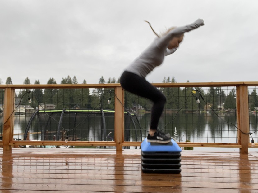 exercise equipment - exercise platforms give your workout a boost allowing you to...