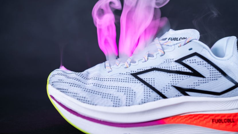 new balance fuelcell supercomp trainer v2 - the upper is comfortable, but only moderately breathable.