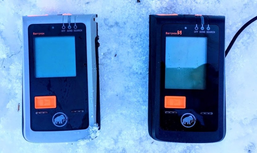 mammut barryvox - even though the barryvox s (right) is the choice among many...