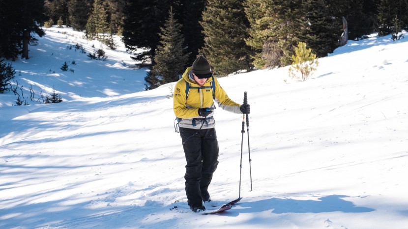 avalanche beacon - once you've acquired a strong, consistent signal, the beacon will do...