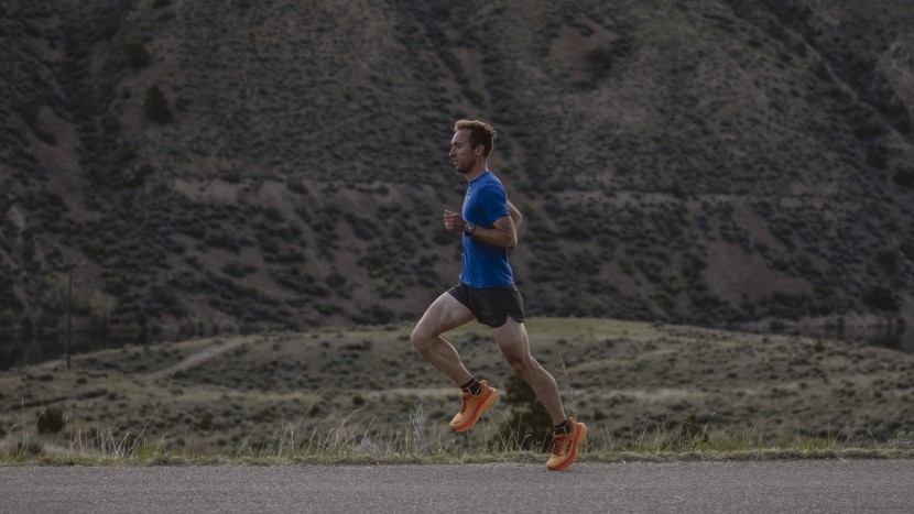 hoka bondi 8 - trying to pick up the pace in the bondi 8 is a chore... so we gave up.