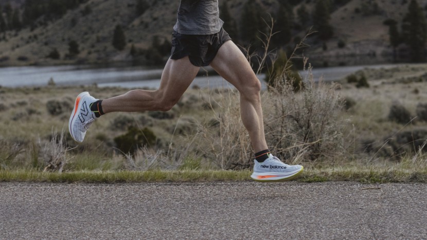 new balance fuelcell supercomp trainer v2 - it's a little odd running in a plated shoe that doesn't like to go...