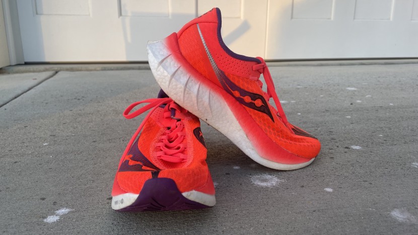 saucony endorphin pro 4 for women - the shape of this shoe does not lend itself well to mellow miles. if...