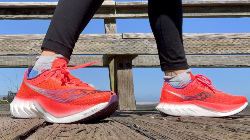 saucony endorphin pro 4 for women - the precisely layered midsole helps create a launchpad that is...