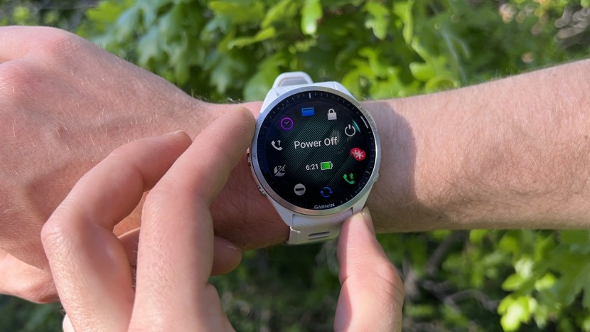 garmin forerunner 965 - we love how easily the toolset is accessed, just by holding the...