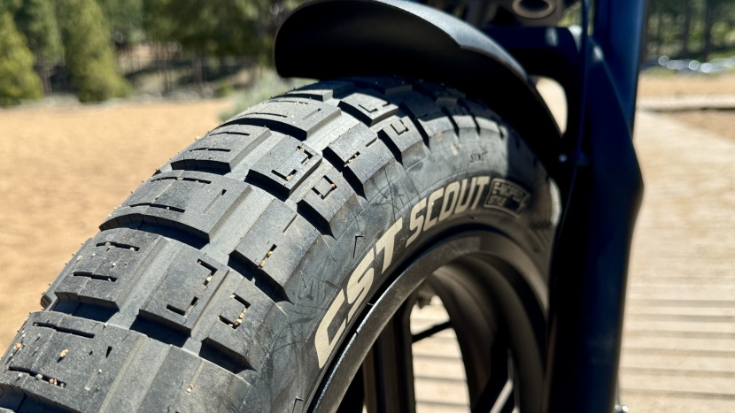 cst scout e-moped tires feel incredibly durable and provide more...