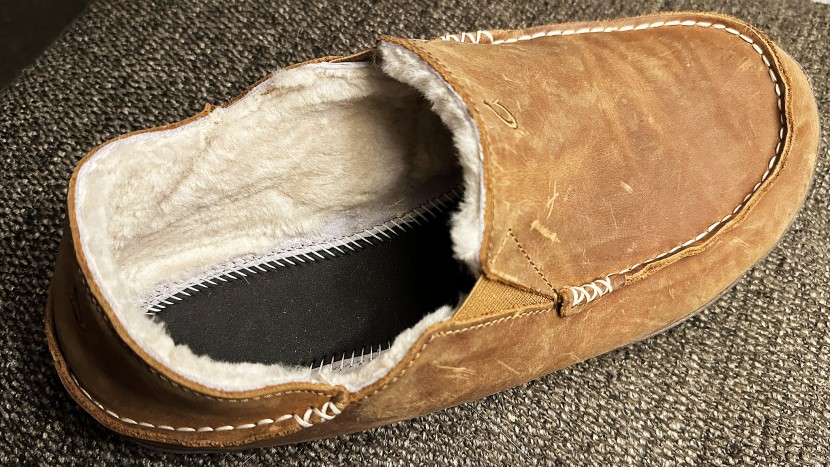slippers - tightly shorn shearling makes an incredibly soft, dense liner...