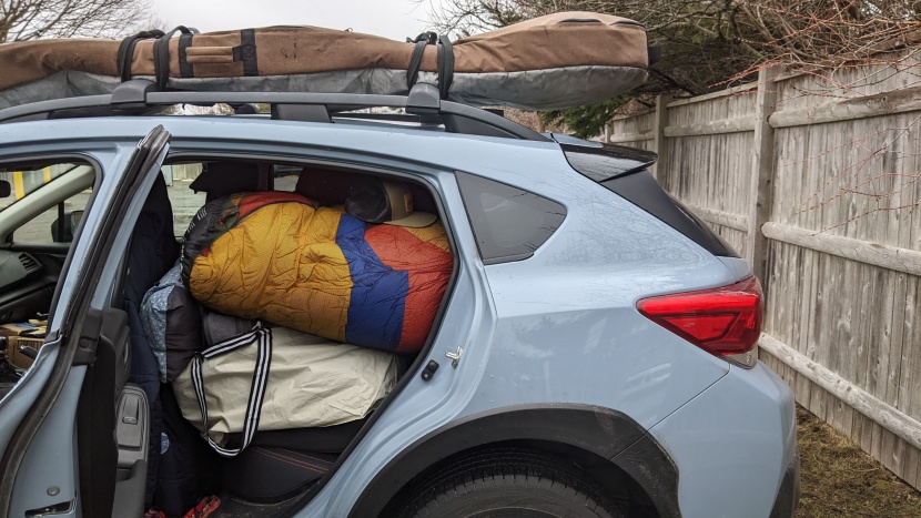 marmot never summer 0 - we used the never summer 0 to car camp on winter surf trips in...