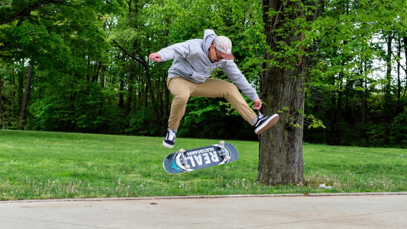skate shoes - the old skool's thin outsoles are perfect for doing flatground...