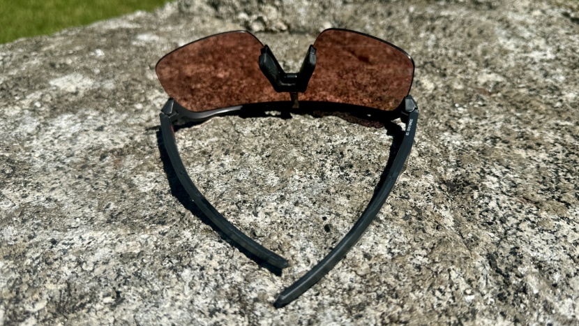 oakley sutro lite prizm trail torch - the unobtanium rubber coating on the arms isn't easy to see on matte...