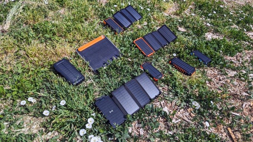 solar power bank - we found any panel with an integrated battery works best if used on...