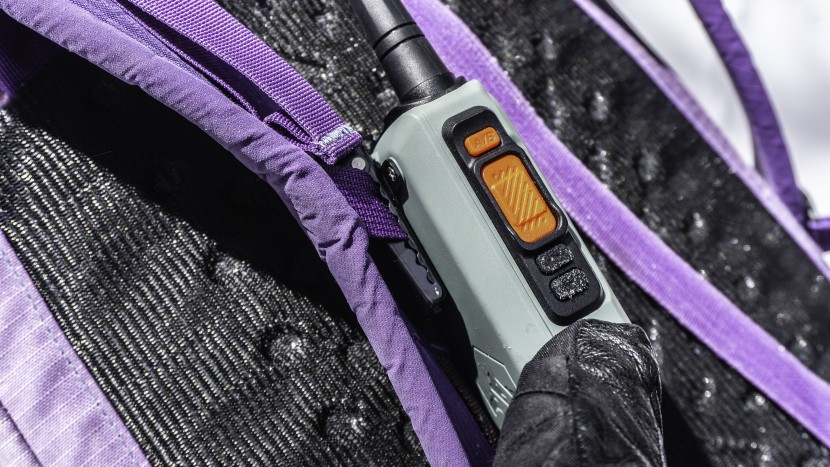 walkie talkies - we generally preferred a ptt button to communicate.