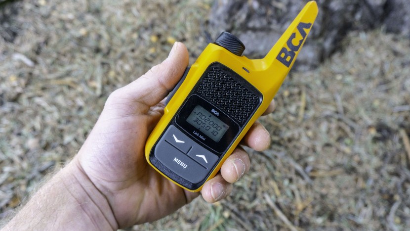 walkie talkies - for such a simple and weight-friendly radio, we were very impressed...