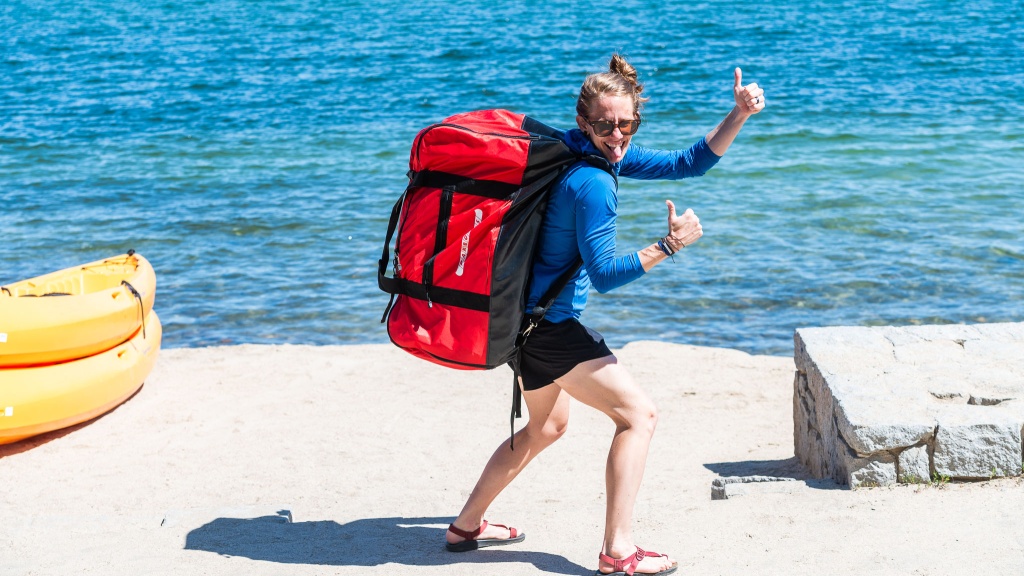 pakboats quest 150 - the quest is lightweight and has a comfortable backpack carry...