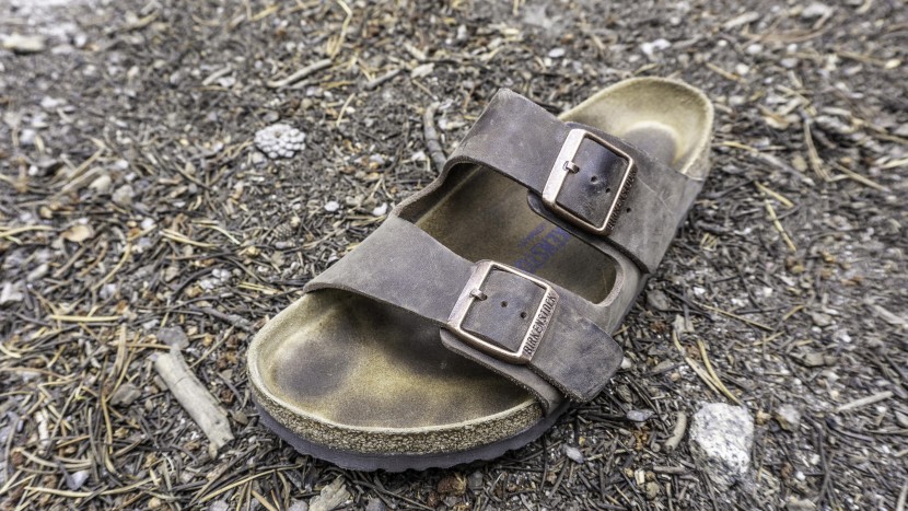 flip flops men - leather and cork make for excellent moldable footbeds. some foam and...