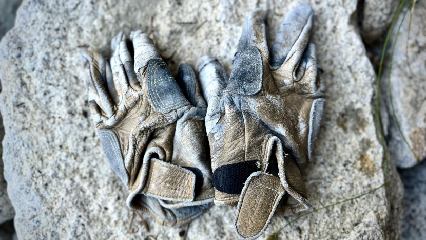 the before and after photos represent the life of the metolius belay...