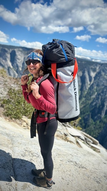 the updated black diamond bags feature breathable fabric along the...