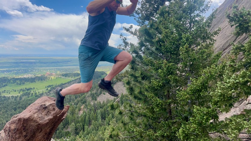 arc'teryx vertex alpine - the arc'teryx vertex alpine making the leap of faith across an...