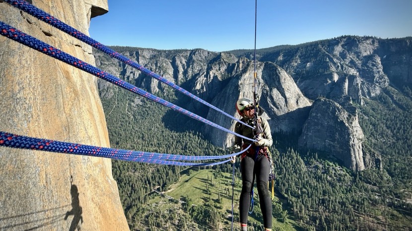 big wall harness - features like multiple belay loops help to keep you organized when...