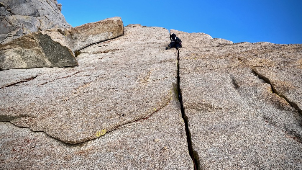 climbing nut - our testing team had a blast climbing with a variety of stopper...