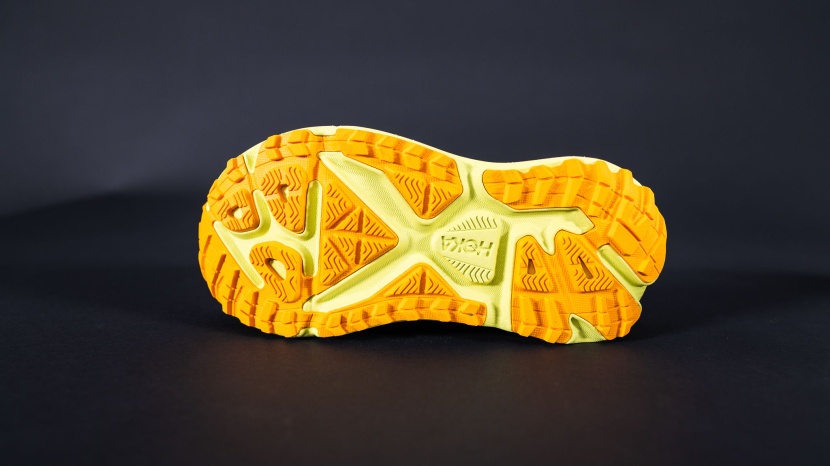hoka stinson 7 for women - the width and unique texture of the stinson's outsole provides solid...