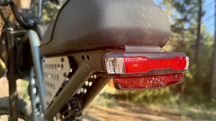 tail light with integrated brake lights, there are turn signals in...