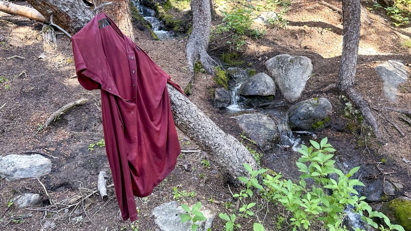 sun shirt men - on longer backpacking trips, we'd rinse out our ketl nofry hoodie to...