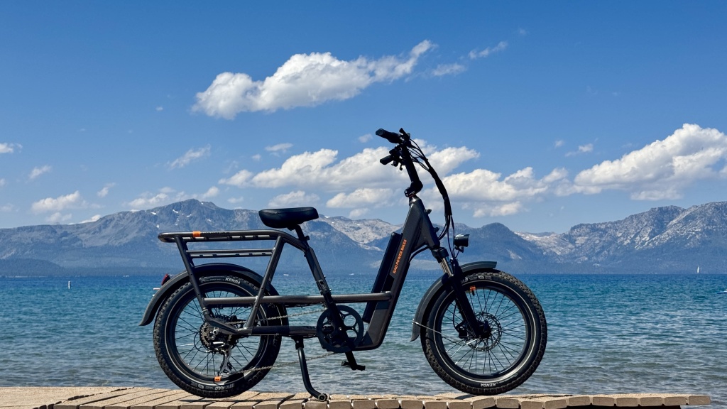 rad power radrunner 3 plus - it's not fast or sporty but it's a very enjoyable ride.