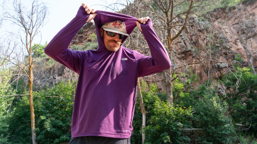 the north face adventure hoodie is one of the more simplier designed...