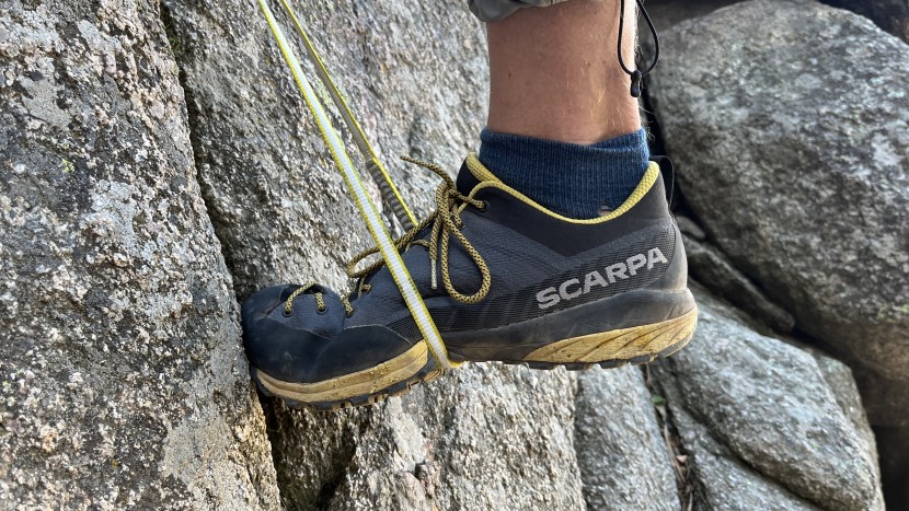scarpa mescalito planet - standing in aiders in the scarpa mescalito planet is not a problem...