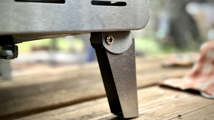 the simple latches combine with foldable legs to help increase the...