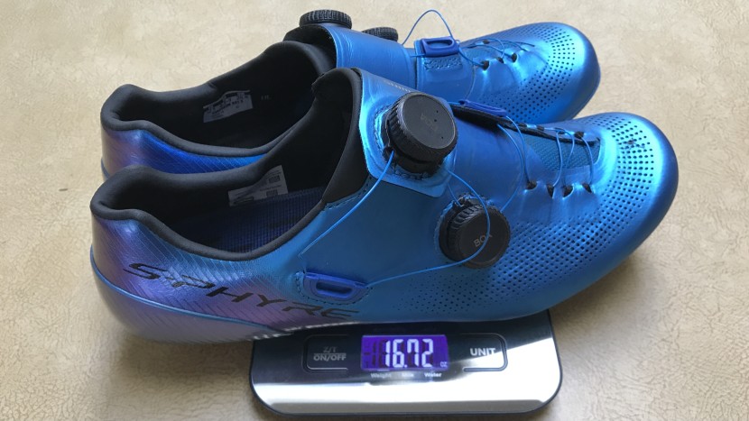 shimano s-phyre sh-rc903 - we weighed every shoe with their stock insole and no cleats or...