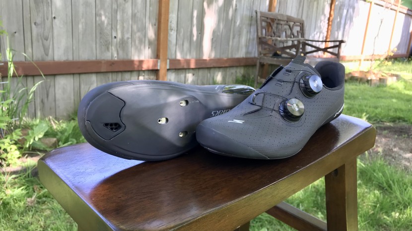 cycling shoes - the specialized s-works torch is stiff, lightweight, and very stylish.