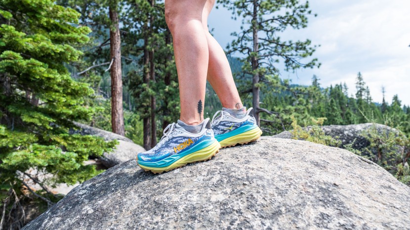 hoka stinson 7 for women - the h-shaped frame embedded underfoot helps make this shoe super...