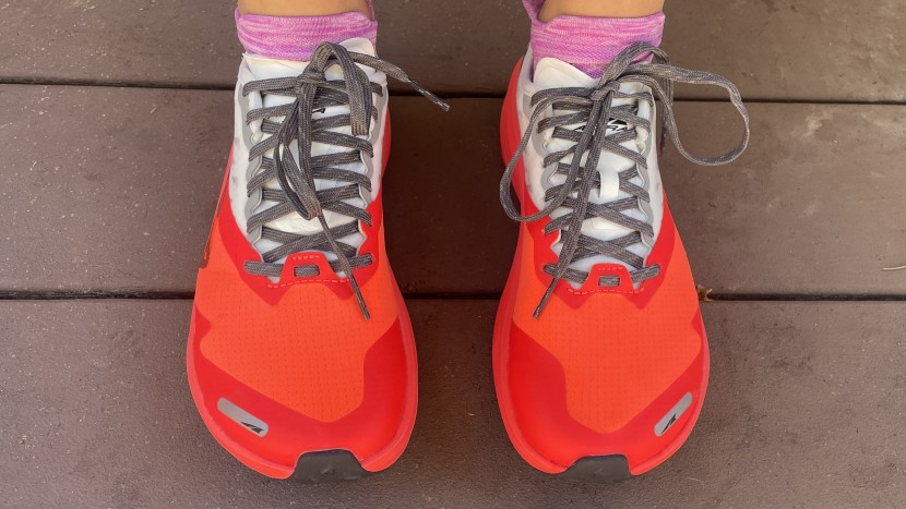 altra mont blanc carbon for women - the water-repellent upper of the mont blanc carbon helps keep your...