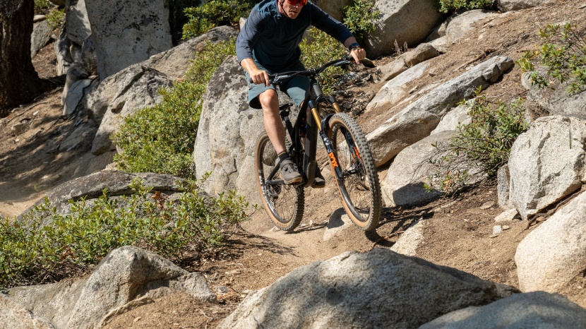 mountain bike shoes - you're already working hard on the uphill, efficient power transfer...